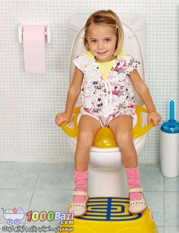 تبدیل توالت فرنگی قصری بچه حلقه توالت آموزش توالت دستشویی